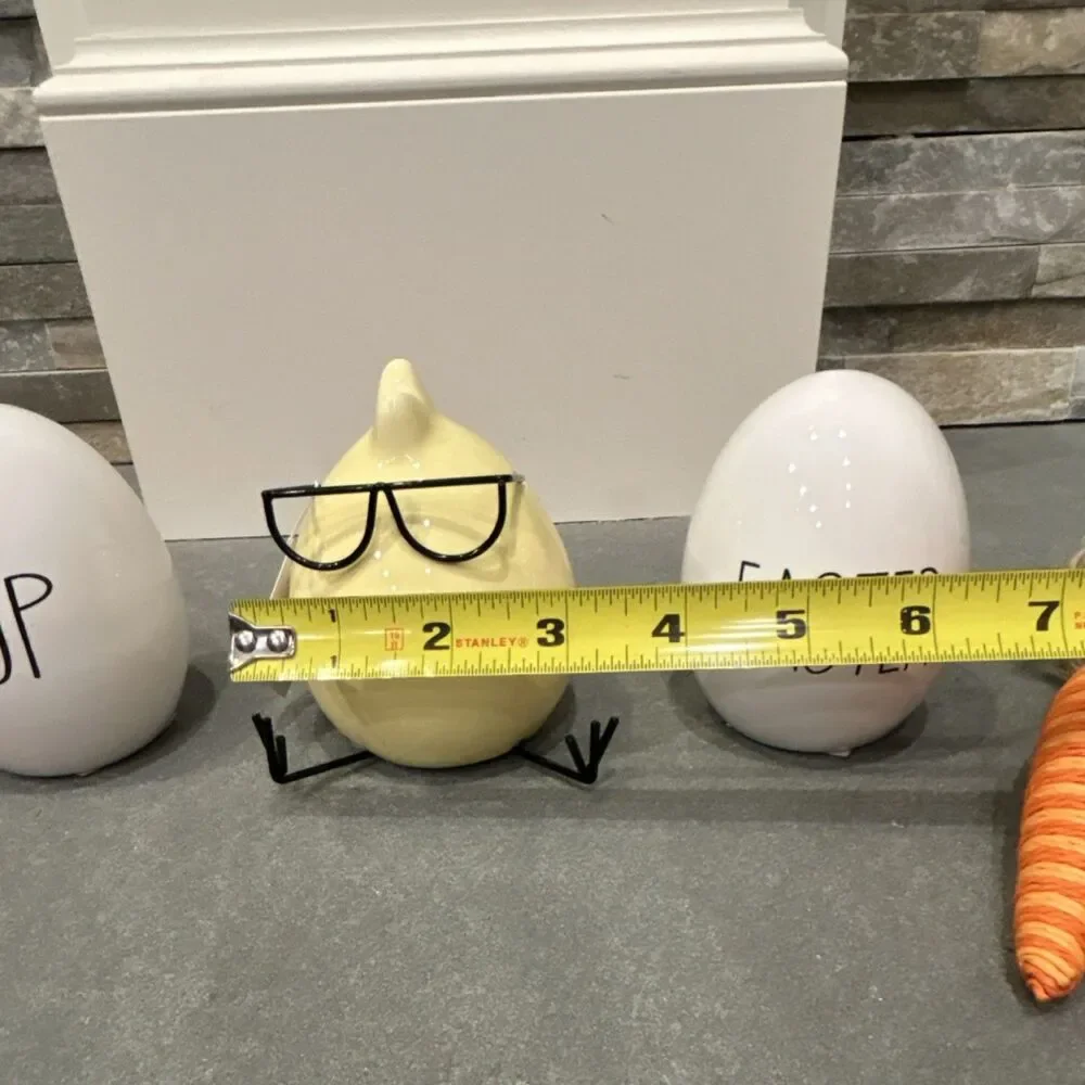 Hobby Lobby Easter Decorative Eggs Chick and Artificial Carrots Set